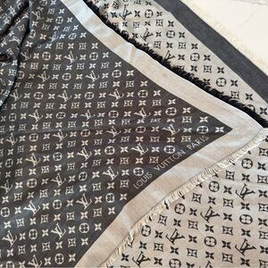 Louis Vuitton Monogram Silk Shawl